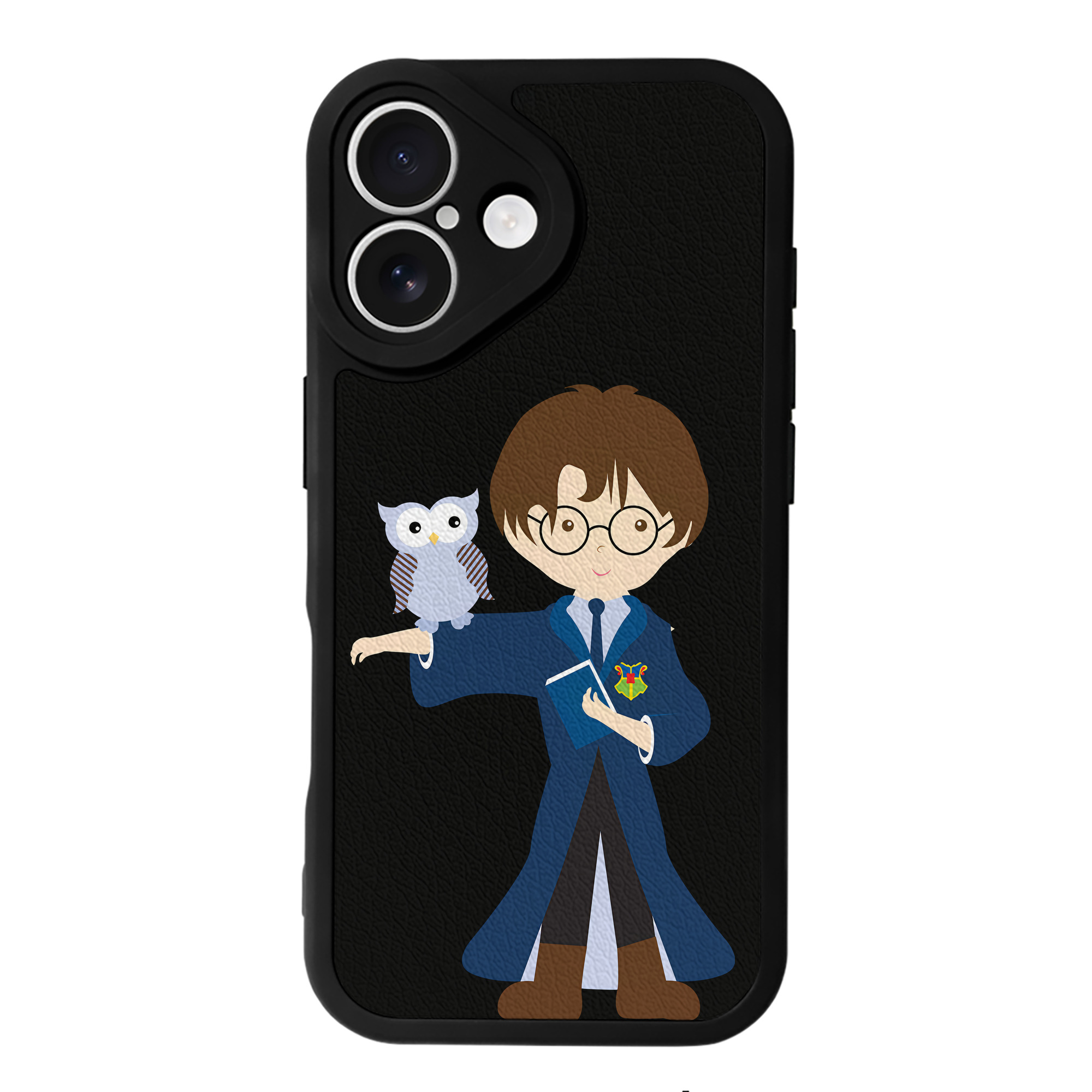 （画像用） Harry Potter ハリー・ポッターシリーズ 【iPhone 16シリーズ対応】シリコンスマホケース（レザー調） 材質：シリコン